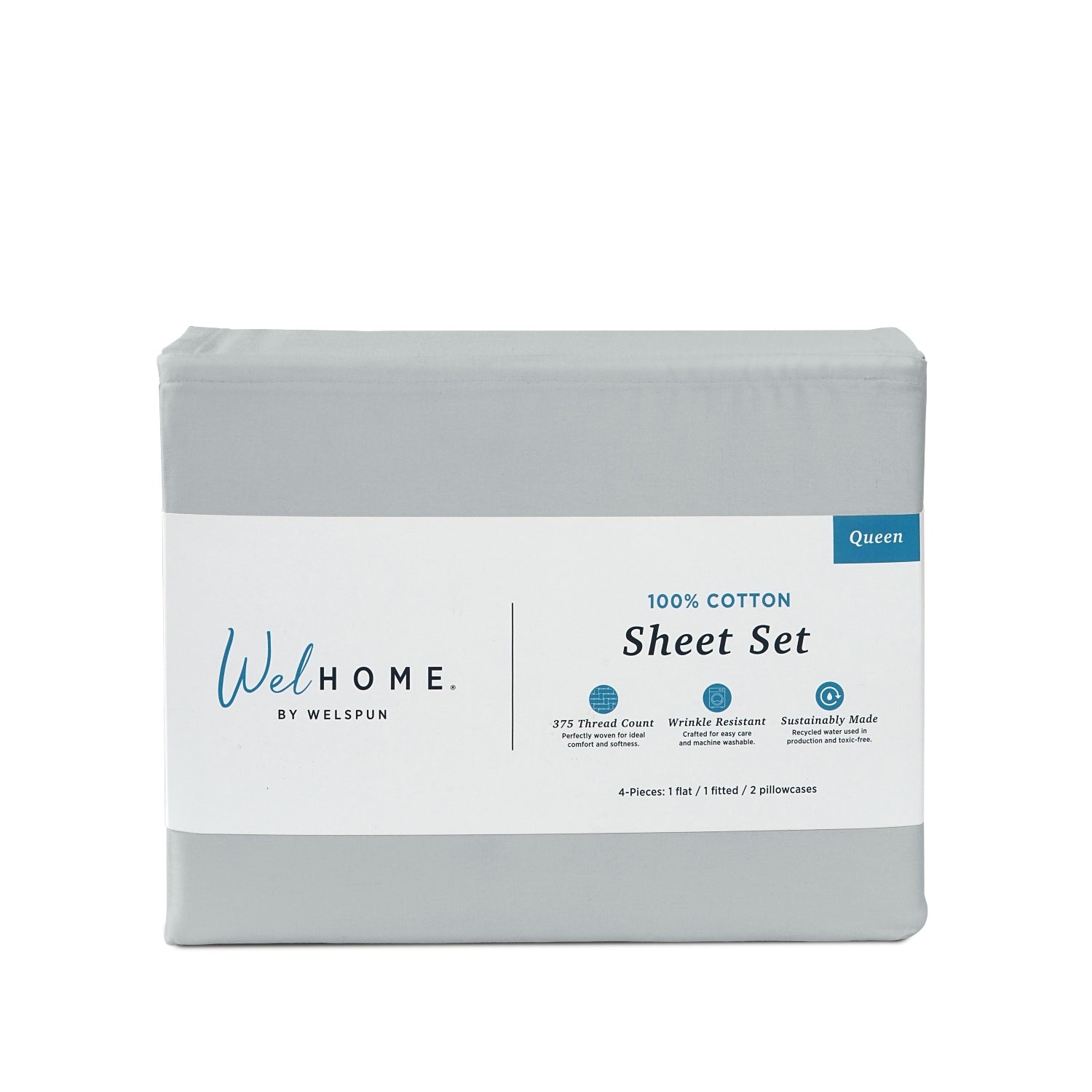 375 Thread Count 100% Cotton Bed Sheets375TC Cotton Bed Sheet Set