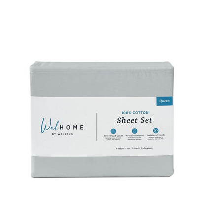 375 Thread Count 100% Cotton Bed Sheets375TC Cotton Bed Sheet Set