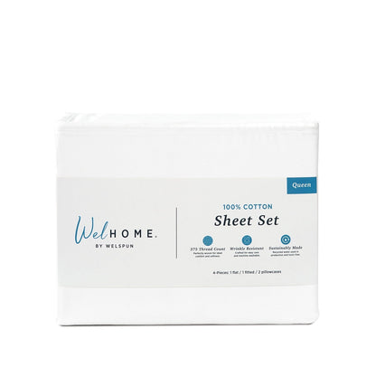 375 Thread Count 100% Cotton Bed Sheets375TC Cotton Bed Sheet Set