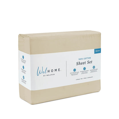 375 Thread Count 100% Cotton Bed Sheets375TC Cotton Bed Sheet Set