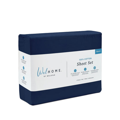 375 Thread Count 100% Cotton Bed Sheets375TC Cotton Bed Sheet Set