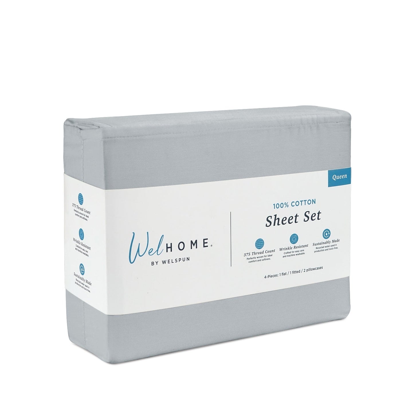 375 Thread Count 100% Cotton Bed Sheets375TC Cotton Bed Sheet Set