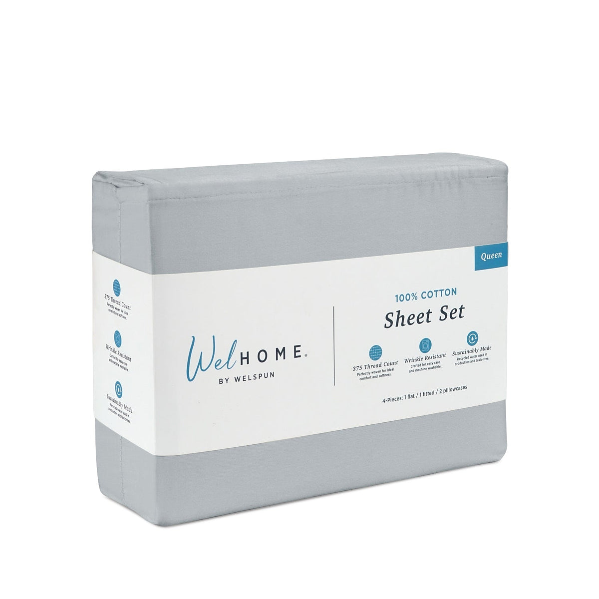 375 Thread Count 100% Cotton Bed Sheets375TC Cotton Bed Sheet Set