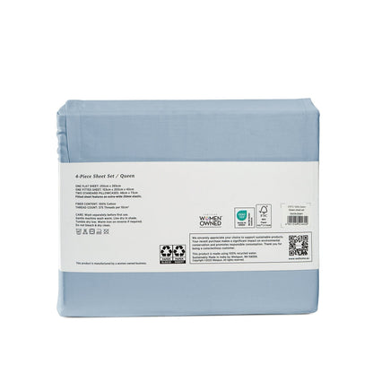 375 Thread Count 100% Cotton Bed Sheets375TC Cotton Bed Sheet Set