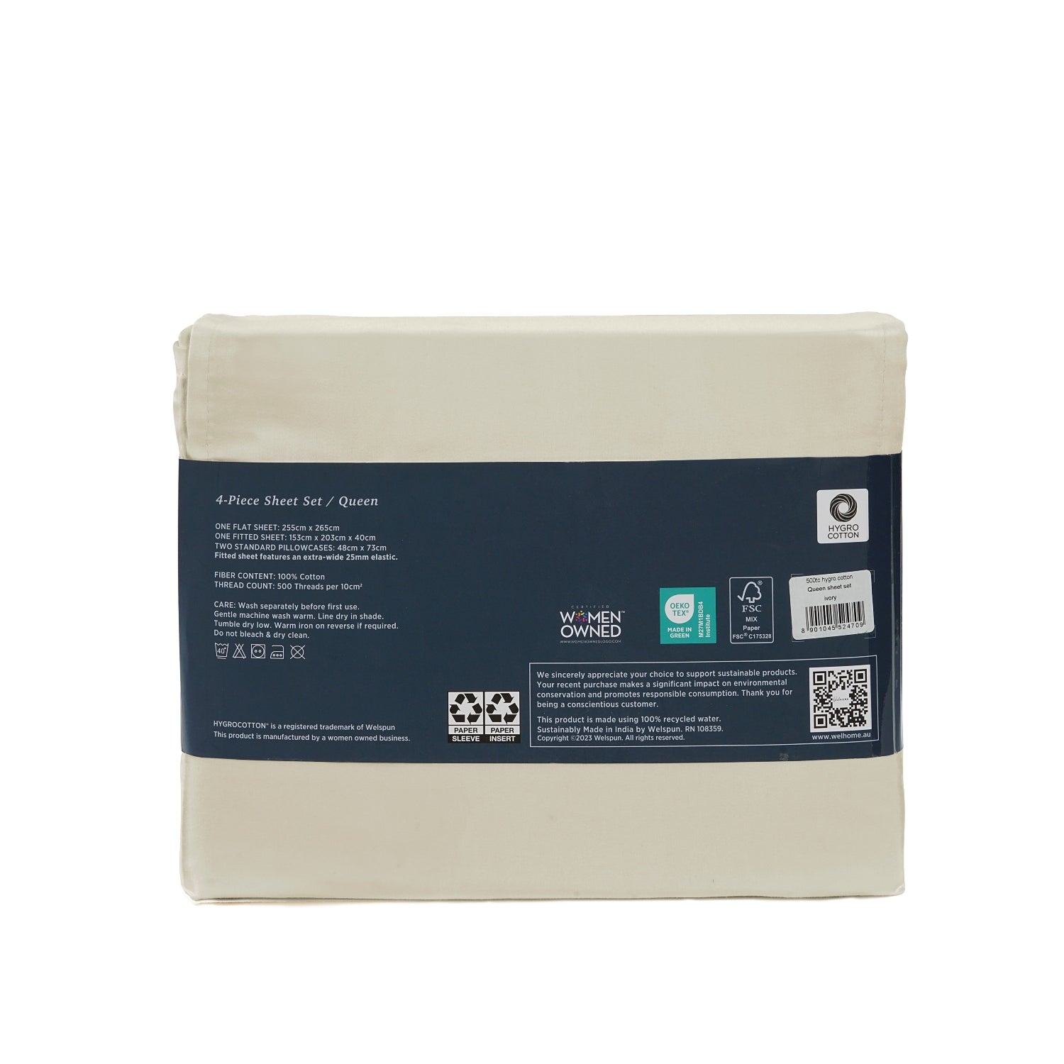 500 Thread Count Hygro Cotton Bed Sheets500TC Hygro Cotton Bed Sheet Set