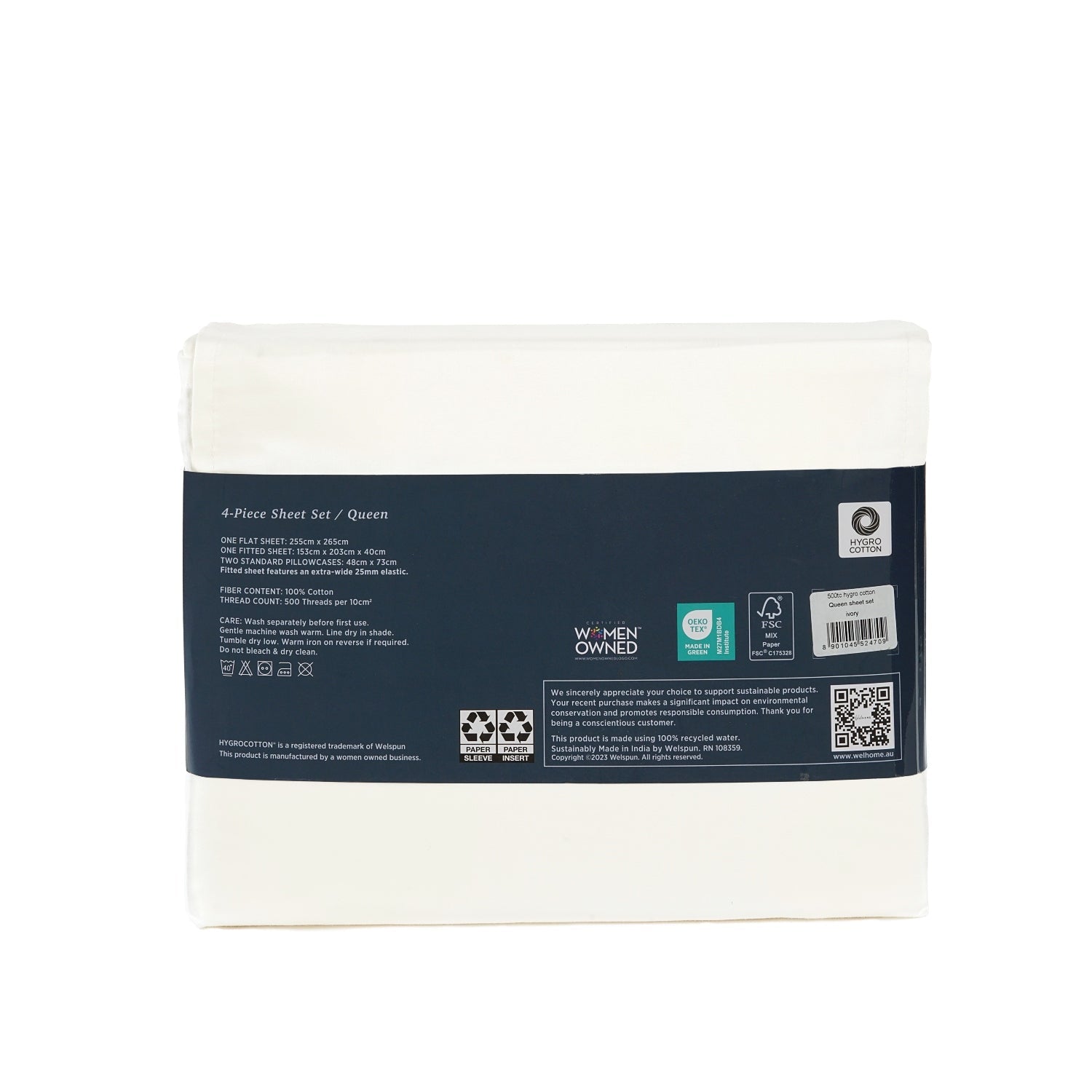 500 Thread Count Hygro Cotton Bed Sheets500TC Hygro Cotton Bed Sheet Set