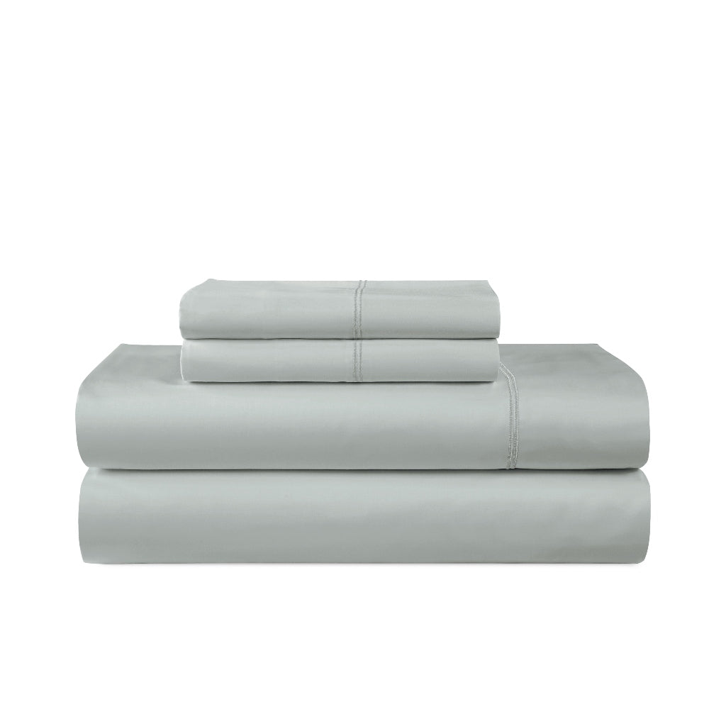 750TC Cotton Bed Sheet Set in Quiet Grey