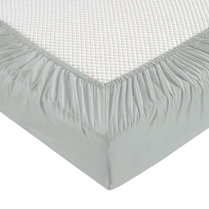 750TC Cotton Bed Sheet Set in Quiet Grey