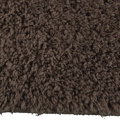 Drylon Bath Mat Tudor Brown in Size 49cm x 80cm-Rugs 4 Less