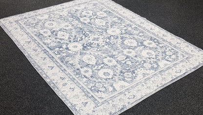 Echo 801 Blue Washable Rug