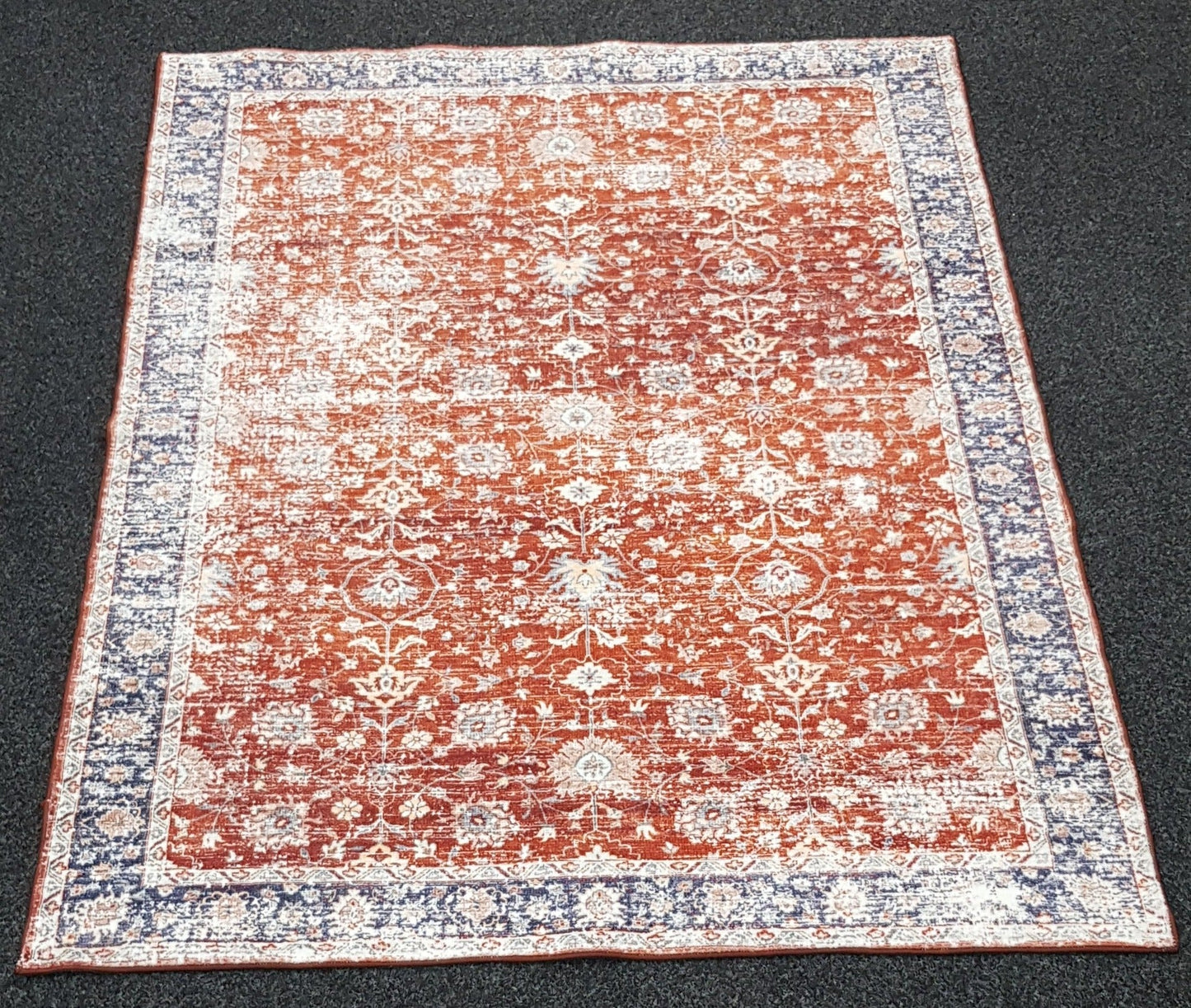 Echo 908 Red Washable Rug