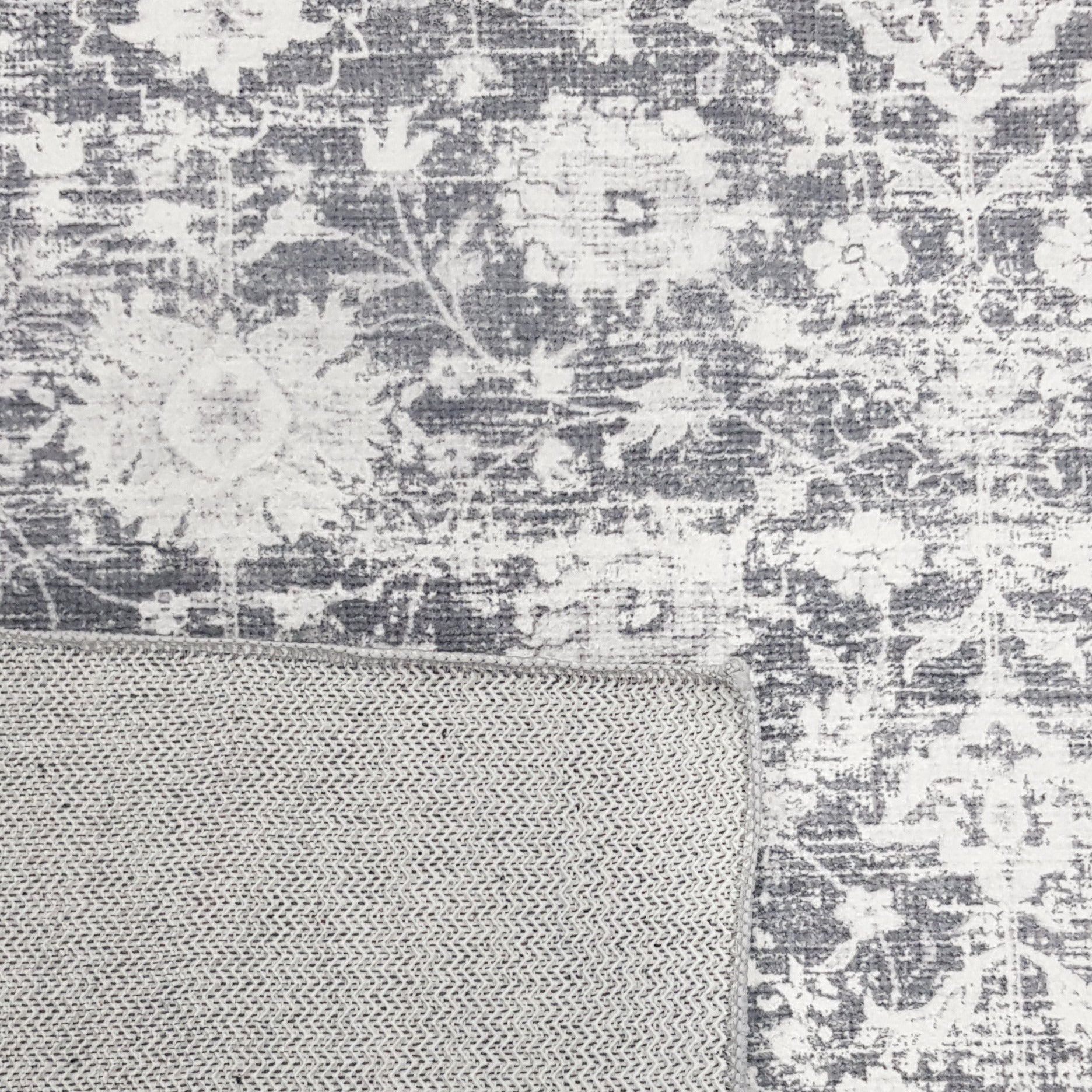 Echo 900 Grey Washable Rug