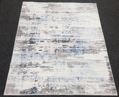 Echo 101 Grey Blue Washable Rug