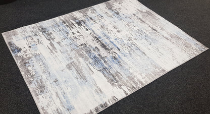 Echo 101 Grey Blue Washable Rug