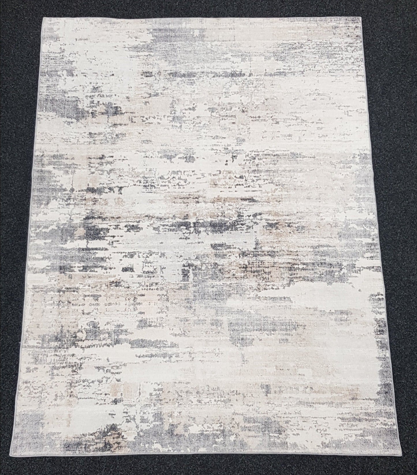 Echo 102 Grey Beige Washable Rug