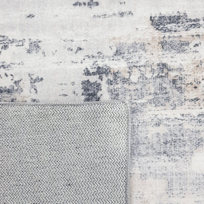 Echo 102 Grey Beige Washable Rug