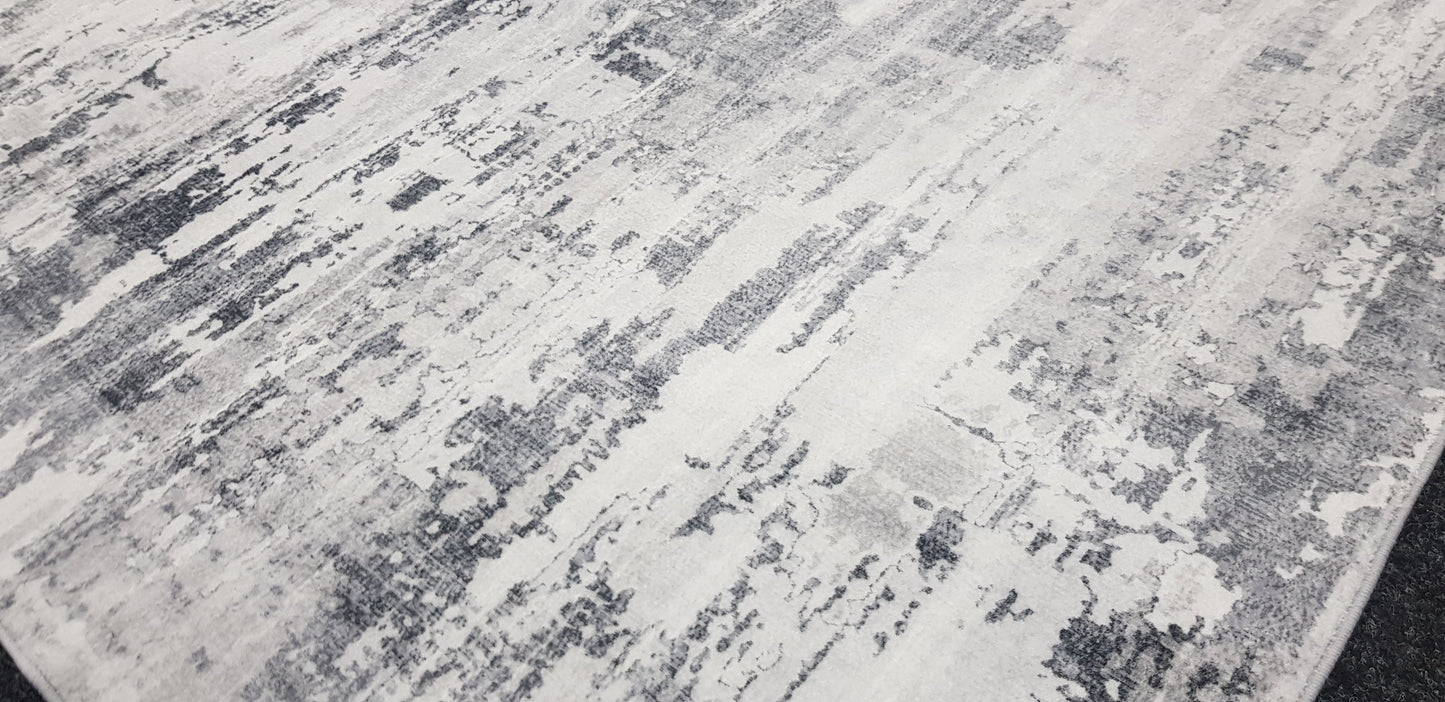 Echo 100 Grey Washable Rug