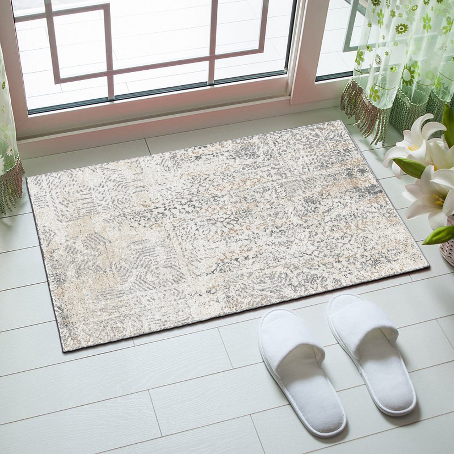 Echo 502 Door Mat Grey-Beige