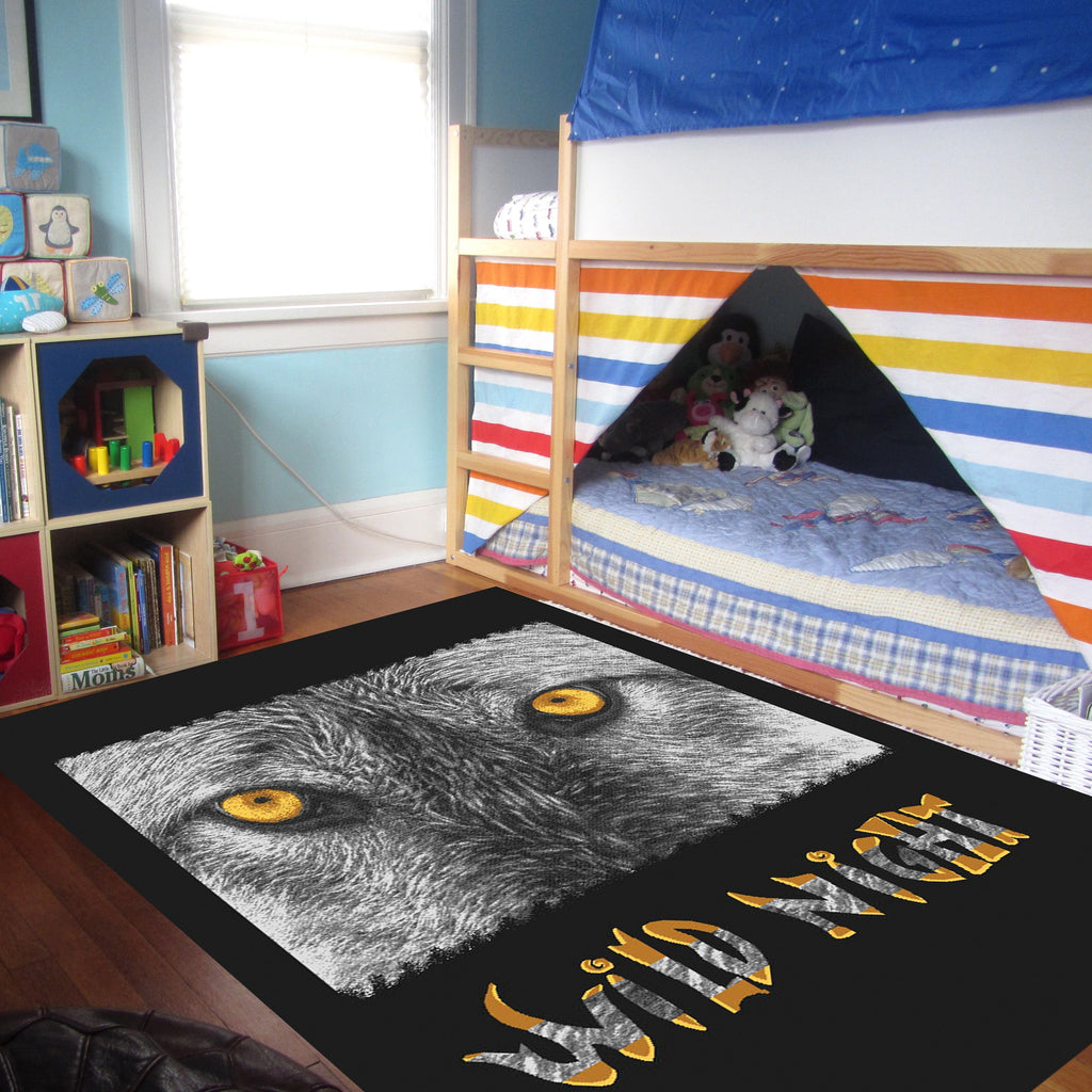 Animal Rug Wild Night 110x160cm-Animal Rug-Rugs 4 Less