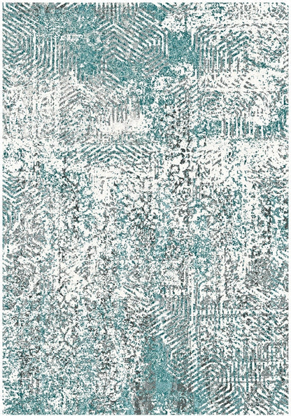 Echo 503 Grey Teal Washable Rug