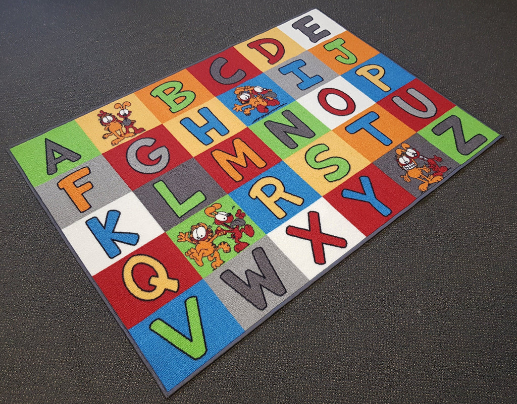 Alphabet Mat in Size 110cm x 160cm-Rugs 4 Less