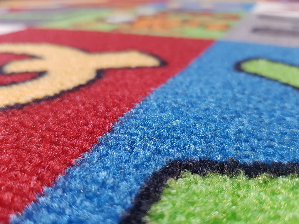 Alphabet Mat in Size 110cm x 160cm-Rugs 4 Less