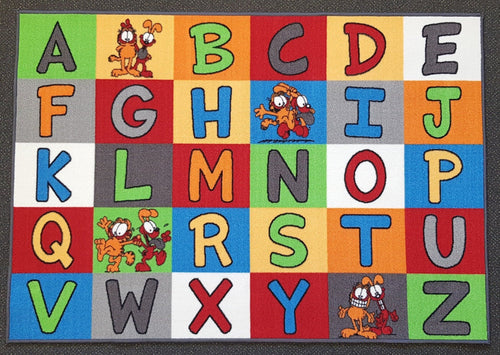 Alphabet Mat in Size 110cm x 160cm-Rugs 4 Less