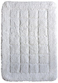 Cotton Bath Mat White-Bath Mat-Rugs 4 Less
