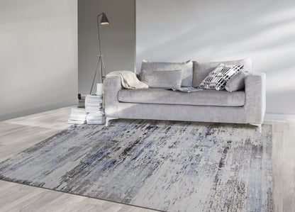 Echo 101 Grey Blue Washable Rug