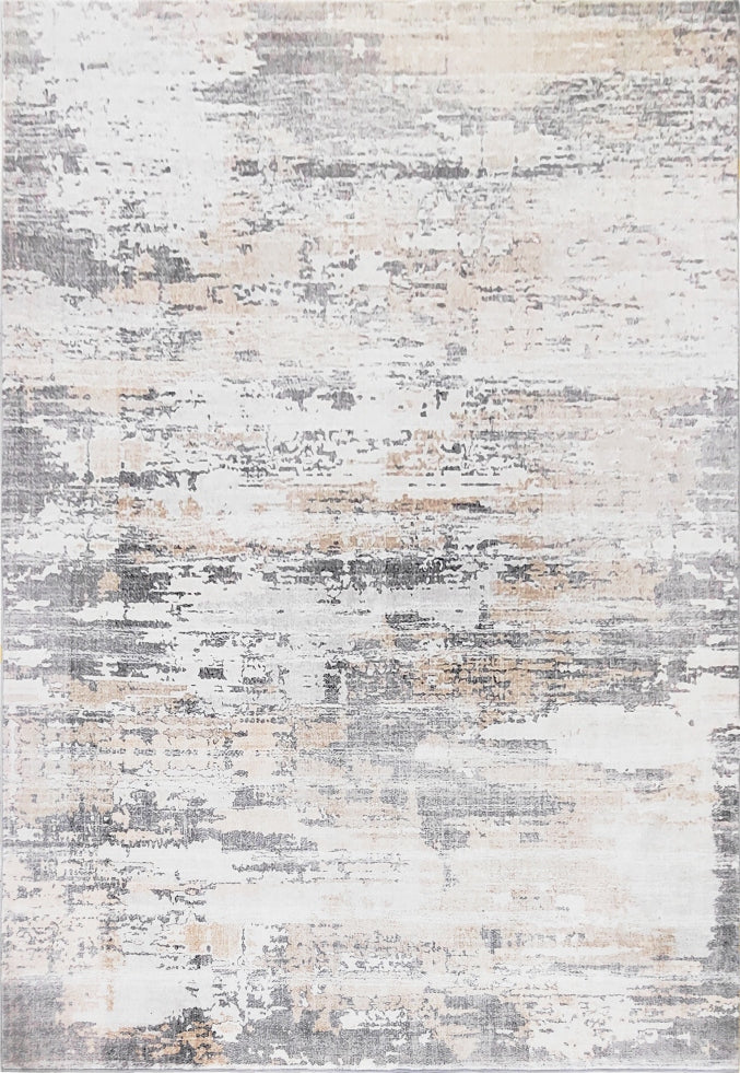 Echo 102 Grey Beige Washable Rug