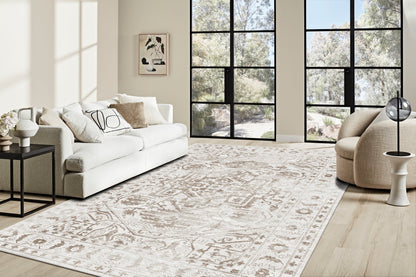 Echo 602 Beige Washable Rug