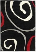 Monte-Carlo 8590A Black Large Mat 80x130cm-Large Modern Mat-Rugs 4 Less