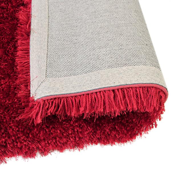 Pluto Red Shag Rug 150x220cm-Shag Rug-Rugs 4 Less