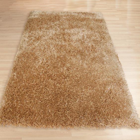 Pluto Biscuit Small Shag Rug 110x160cm-Small Shag Rug-Rugs 4 Less