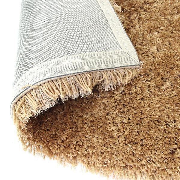 Pluto Biscuit Shag Rug 150x220cm-Shag Rug-Rugs 4 Less