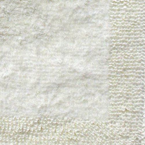 Border Cotton Bath Mat Cream-Bath Mat-Rugs 4 Less